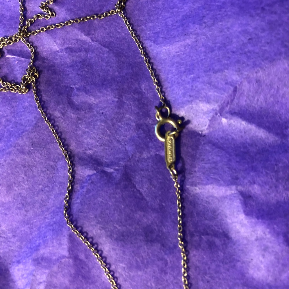 Authentic sterling silver Tiffany key necklace - Picture 5 of 7